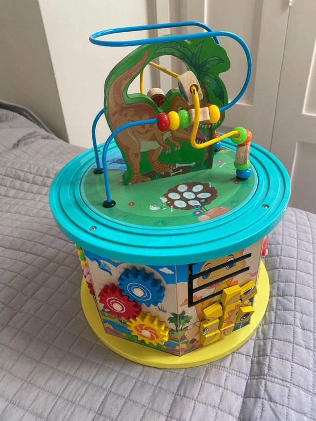 Juguete niños montessiori avtividades dinosaurio