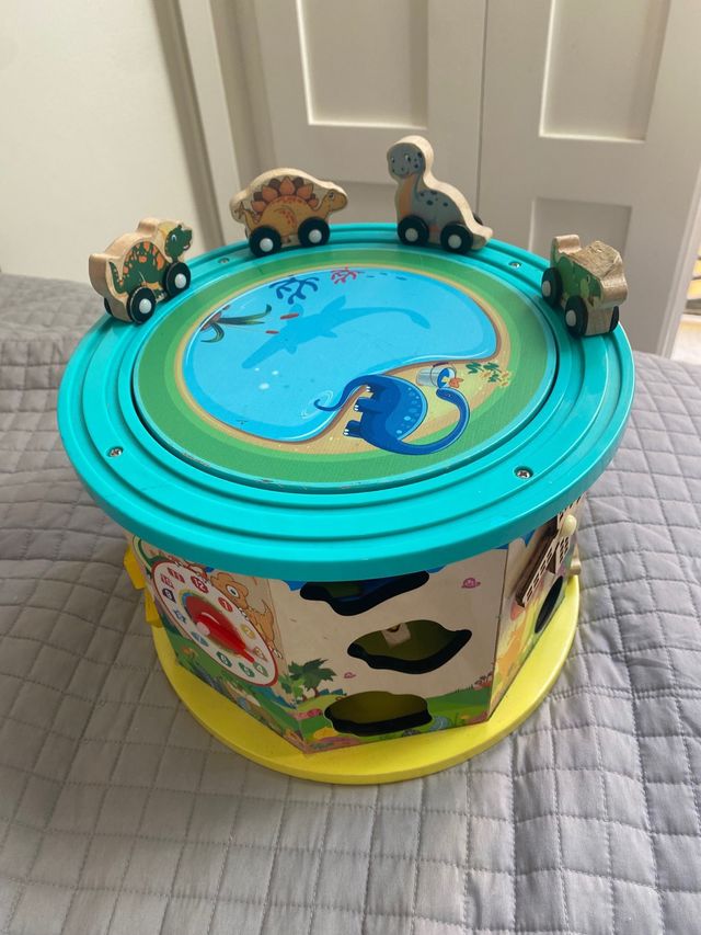 Juguete niños montessiori avtividades dinosaurio