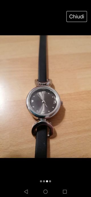 Orologio con Cinturino in Caucciù 