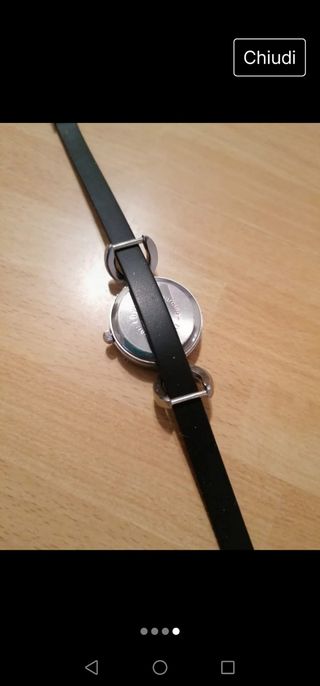 Orologio con Cinturino in Caucciù 