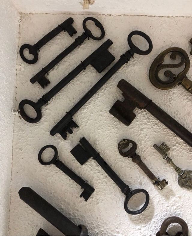 Antigua coleccion candados y llaves