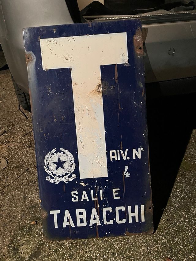 Insegna sali e tabacchi originale