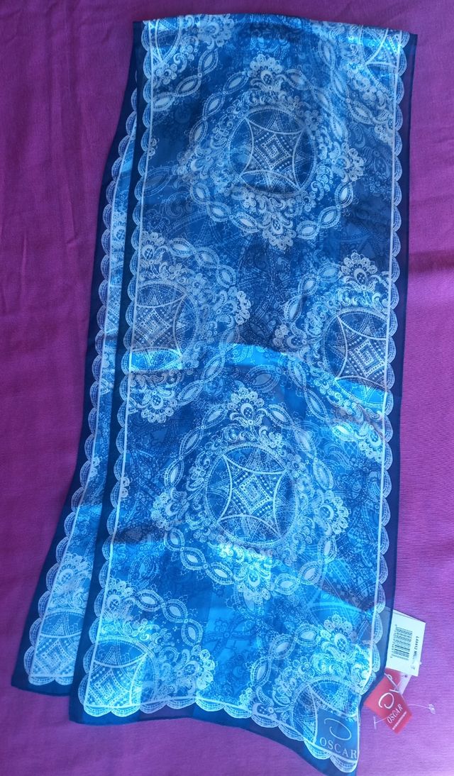 Fular de seda de Oscar de la Renta