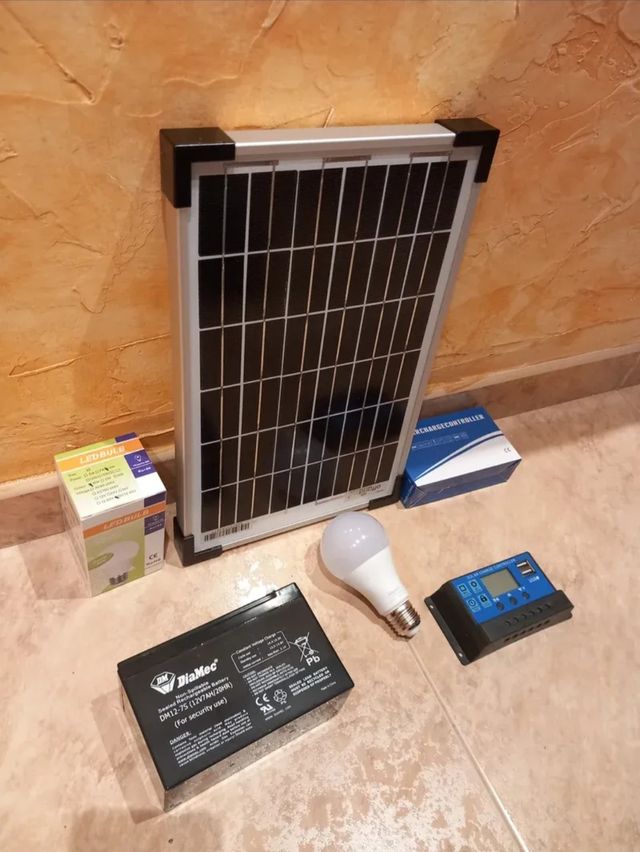 Pastor eléctrico solar con placa y batería