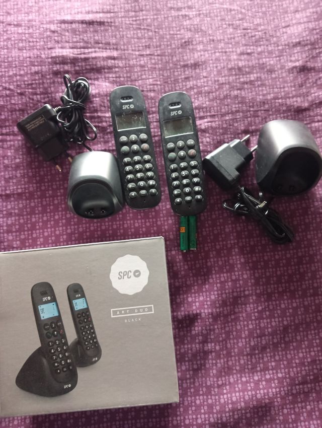 Teléfono inalámbrico duo