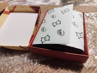 Cartera de piel auténtica 