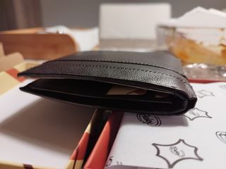 Cartera de piel auténtica 