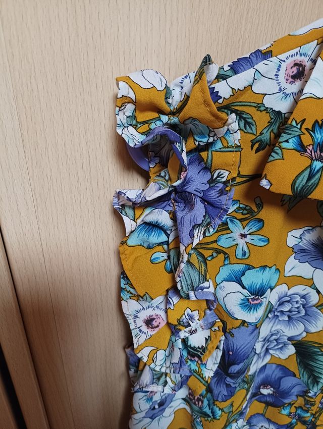 Vestido largo ancho.