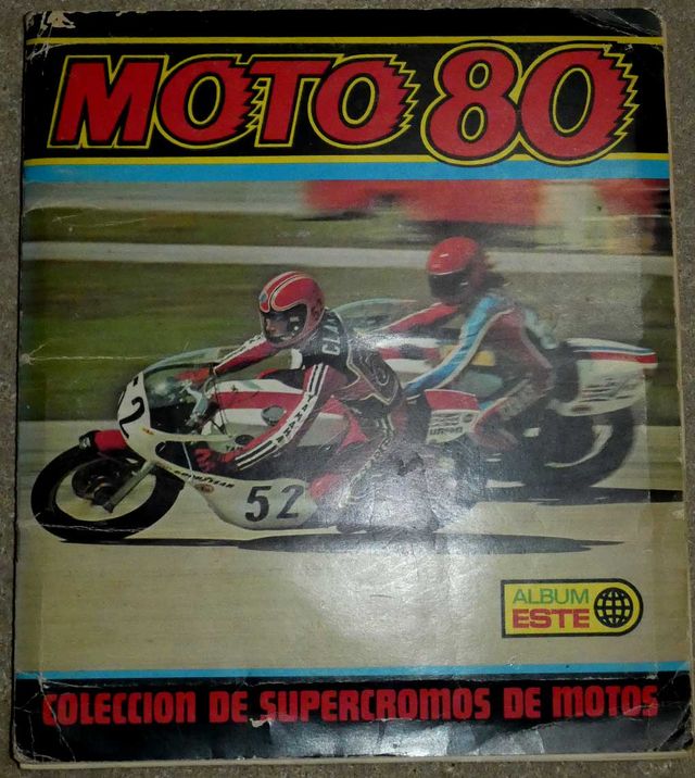 ALBUM DE CROMOS. MOTO 80