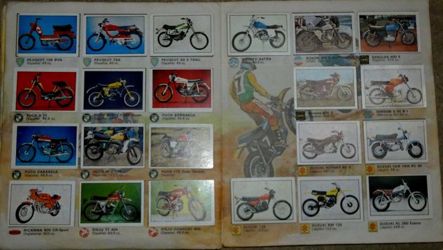 ALBUM DE CROMOS. MOTO 80