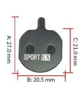 Pastilla para disco de freno / bicicleta