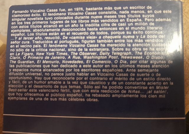 Libro Niñas, al salón