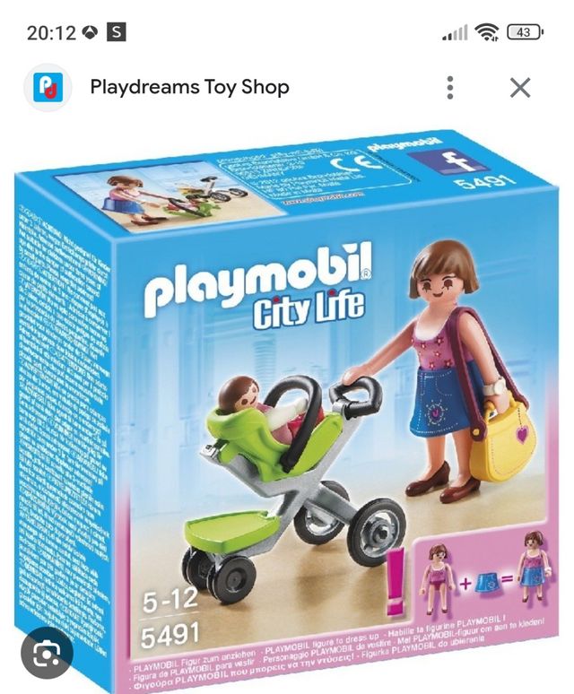 Playmobil madre con bebe