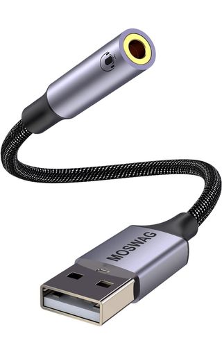 Adaptador USB a Jack 3.5mm