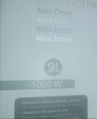 Mini horno 