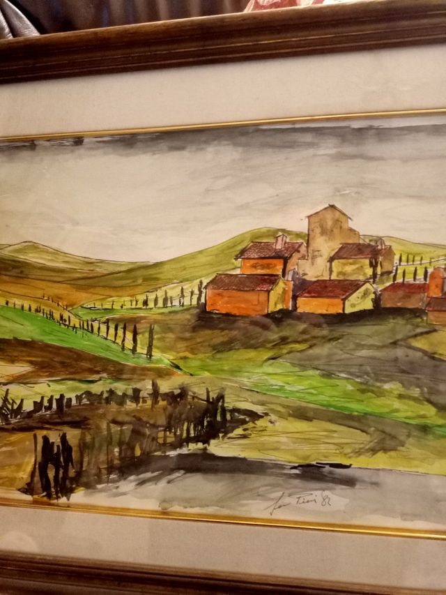 Quadro pittura acquerello