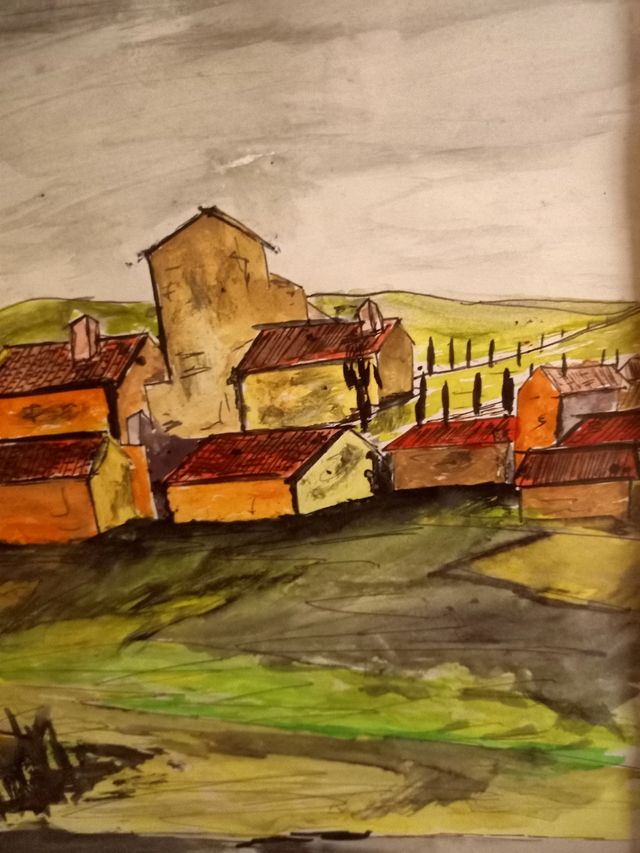 Quadro pittura acquerello