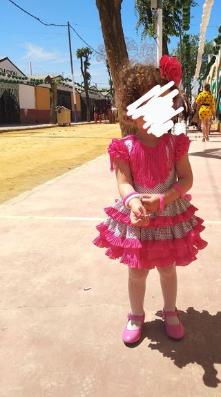 Traje flamenca niña