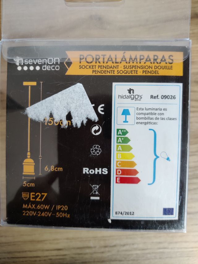 Portalámparas nuevo