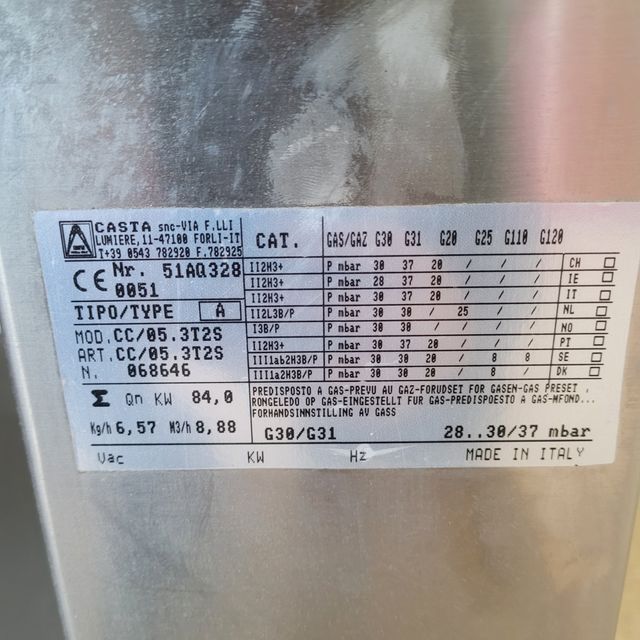 Cocina industrial wok