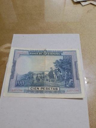 Billete de 100 pesetas 