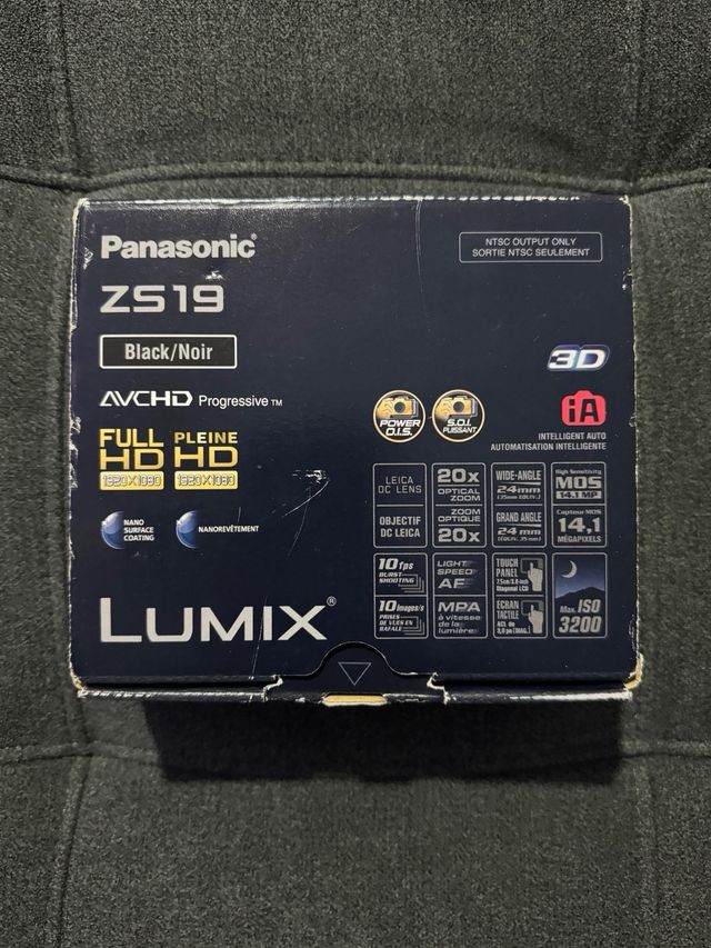 Panasonic ZS19 CAMARA