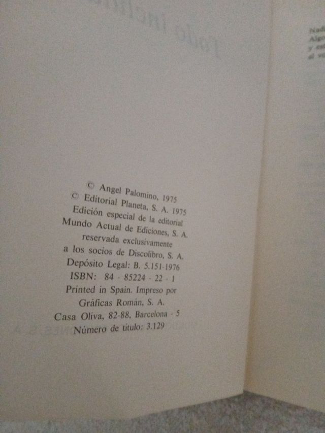 Libro Todo incluido. Ángel Palomino.