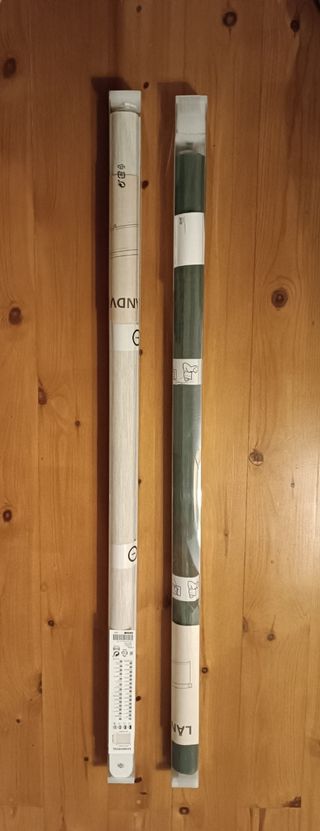 Estor verde Langdans Ikea 100x250