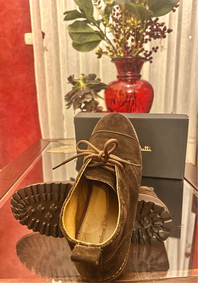 BOTINES MASSIMO DUTTI NOBUCK M.OSCURO N-41