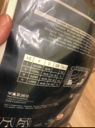 Sisi collant tg 2 vita bassa capri color moka