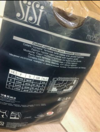 Sisi collant tg 2 vita bassa capri color moka