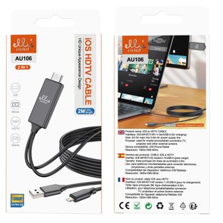 ✅CABLE ADAPTADOR iOS IPHONE/IPAD A HDMI TV/MONITOR
