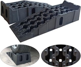 Rampas resistentes para coche, plataformas antides