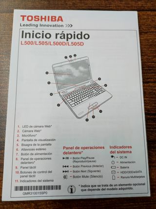 Portátil Ultrabook Toshiba
