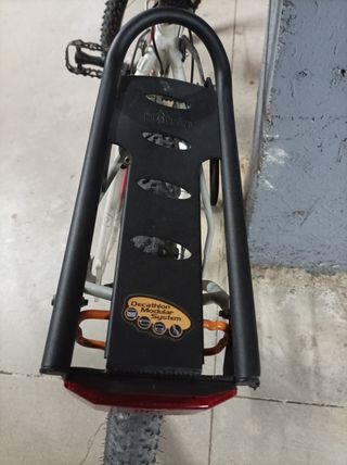 Transportín portabultos de bici decathlon