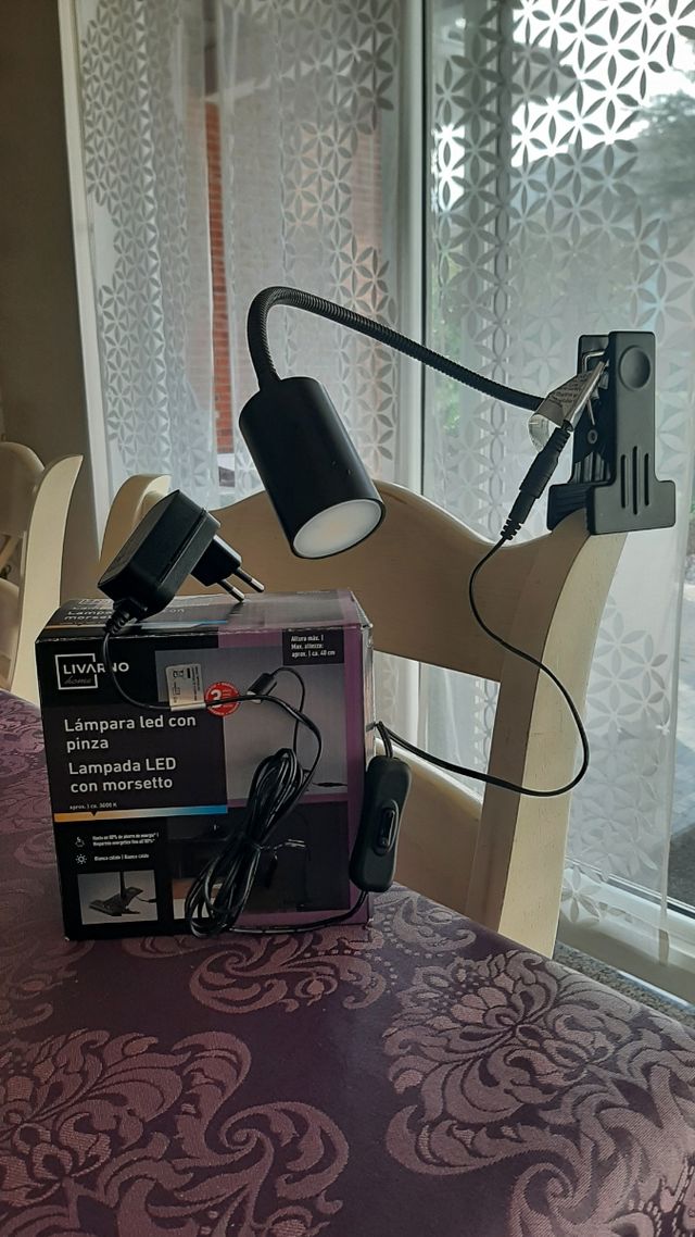 Flexo Led con pinza Livarno