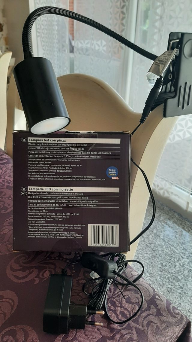 Flexo Led con pinza Livarno