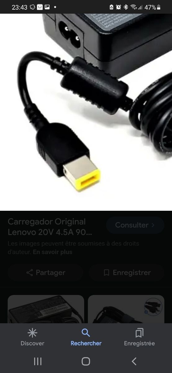 Cargador hp lenovo