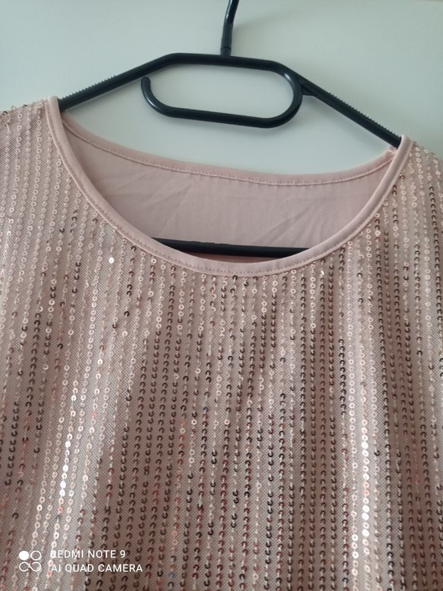 Camiseta de lentejuelas