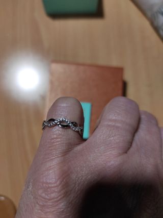 Anillo plata nuevo
