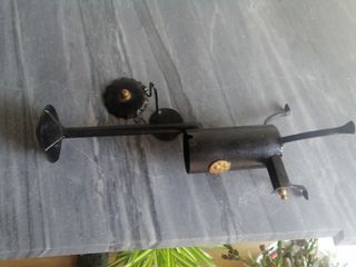 Chimenea hierro. Adorno 