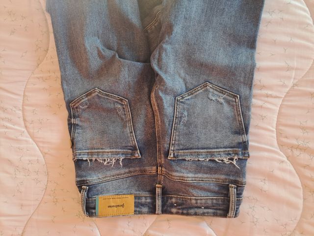 Vaquero elástico azul medio skinny