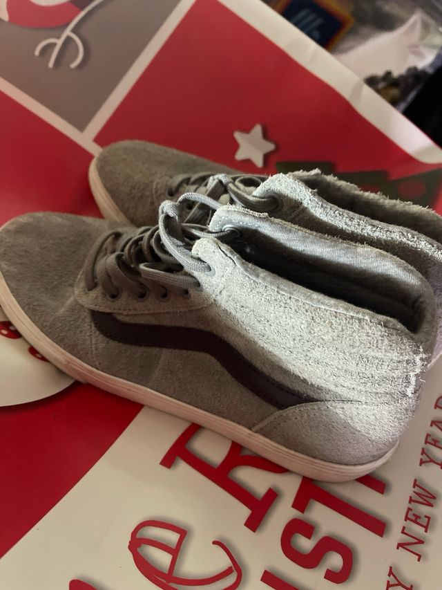 Vans alte seminuove 37 scamosciate