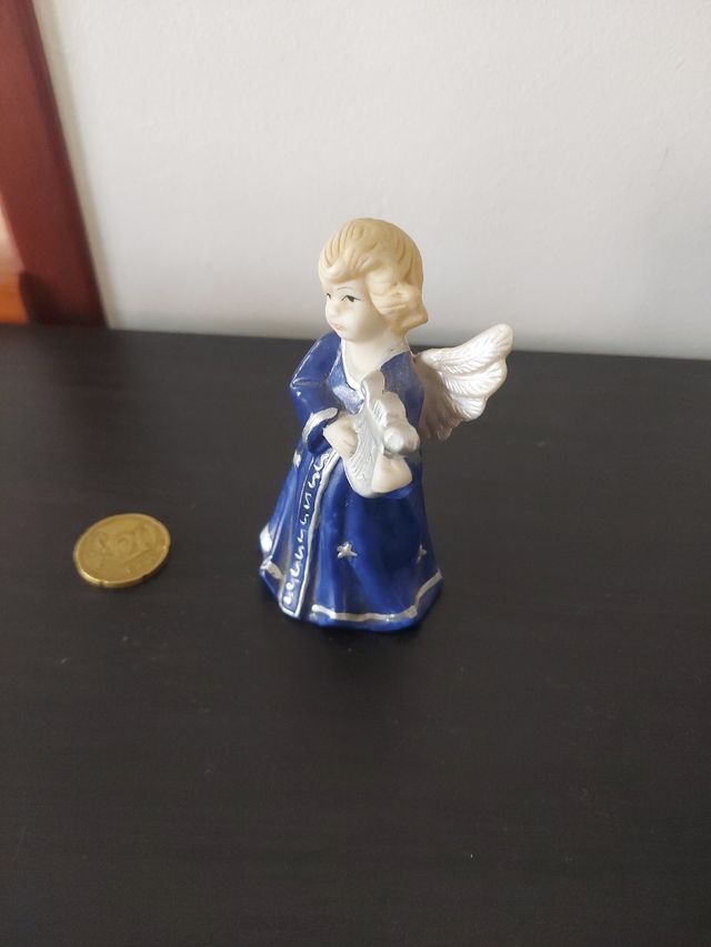 Angioletto in ceramica dipinta