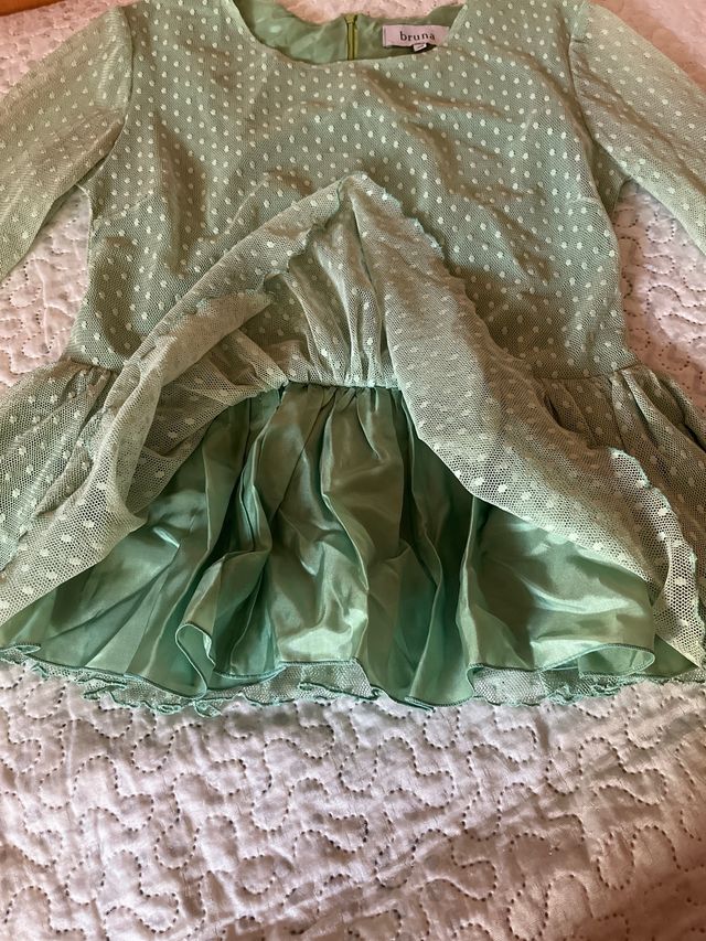 Blusa bruna verde pastel