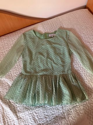 Blusa bruna verde pastel