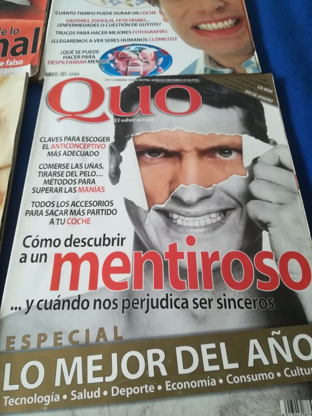NUEVE REVISTAS QUO AÑOS 1995. 96. 97