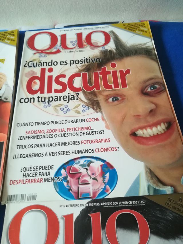 NUEVE REVISTAS QUO AÑOS 1995. 96. 97