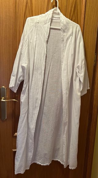 Kimono blanco 100% algodón