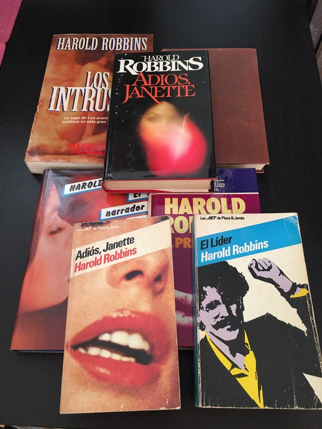 Pack lote 6 libros HAROLD ROBBINS.